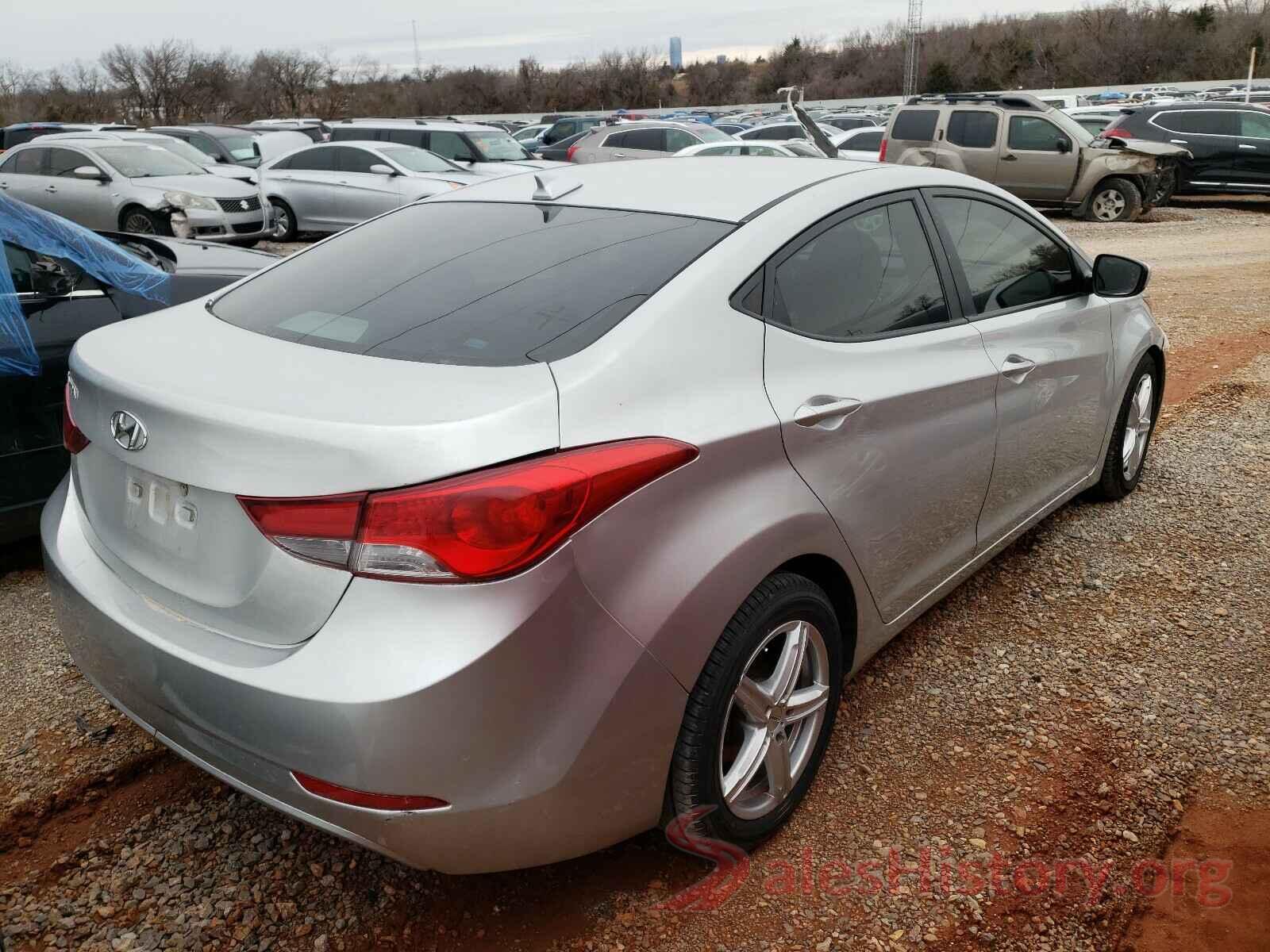 5NPDH4AE8GH660067 2016 HYUNDAI ELANTRA