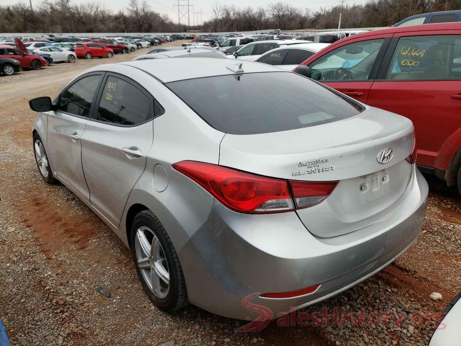 5NPDH4AE8GH660067 2016 HYUNDAI ELANTRA