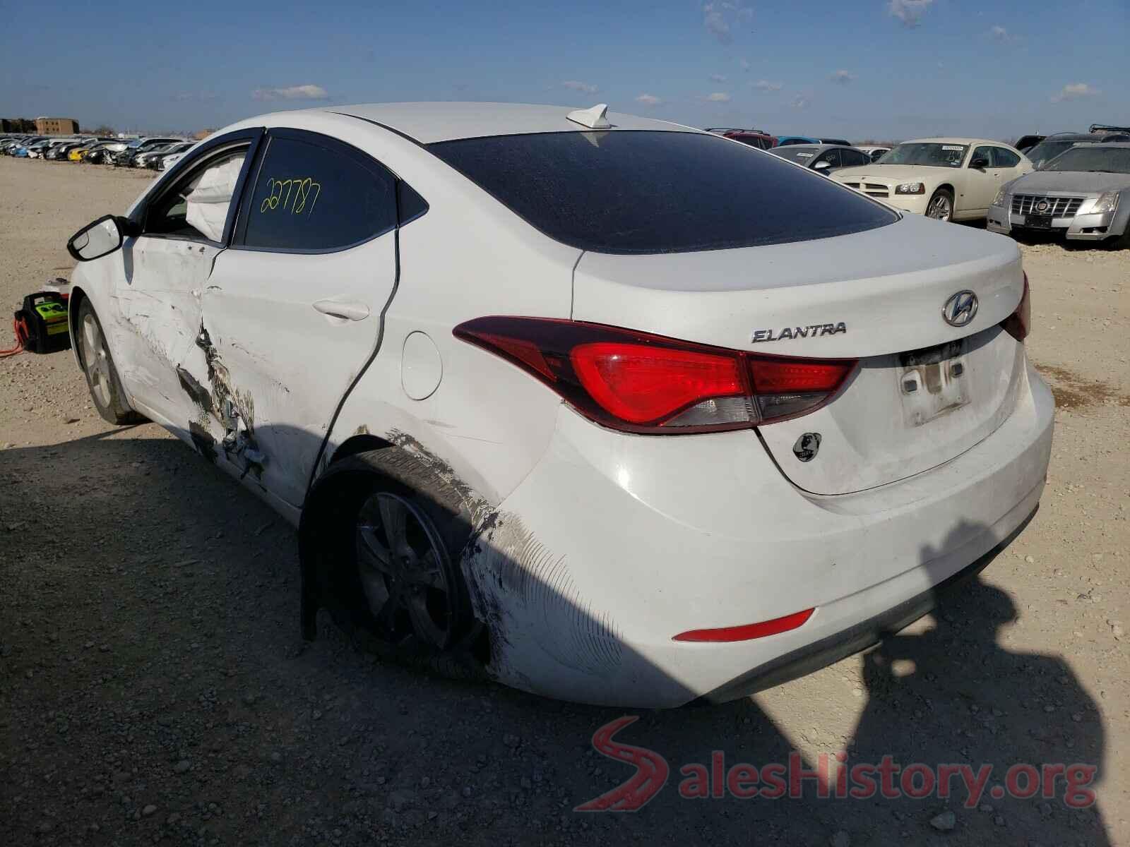 5NPDH4AE4GH668974 2016 HYUNDAI ELANTRA