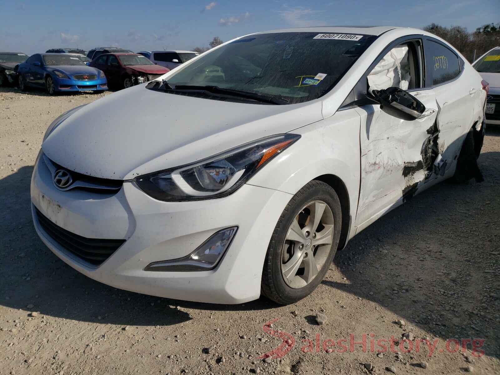 5NPDH4AE4GH668974 2016 HYUNDAI ELANTRA