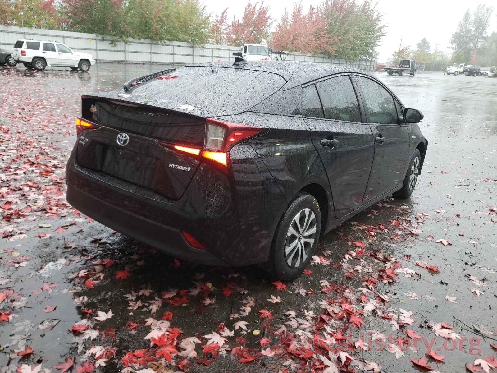 JTDL9RFU8K3012139 2019 TOYOTA PRIUS