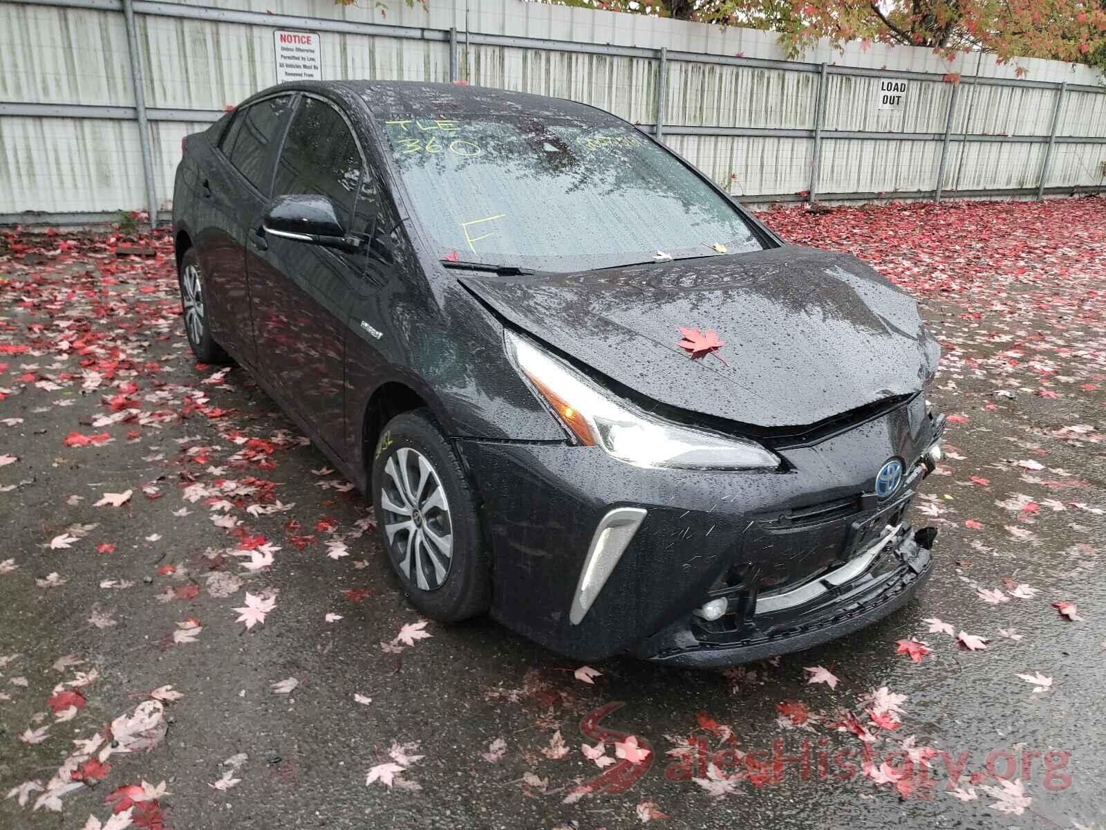 JTDL9RFU8K3012139 2019 TOYOTA PRIUS