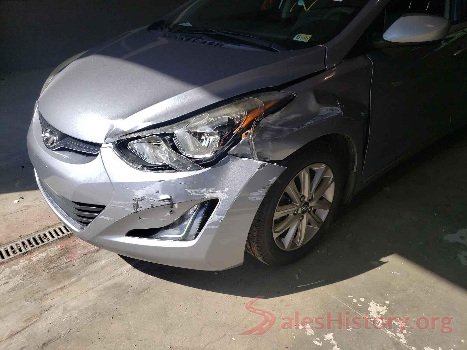 5NPDH4AEXGH743628 2016 HYUNDAI ELANTRA