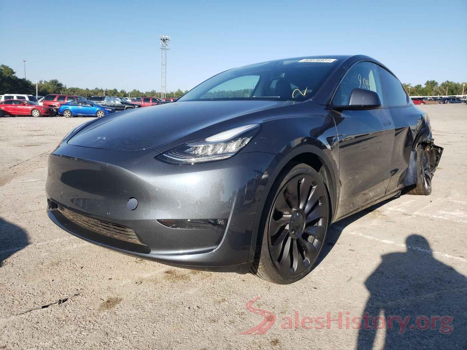 5YJYGDEFXLF049876 2020 TESLA MODEL Y