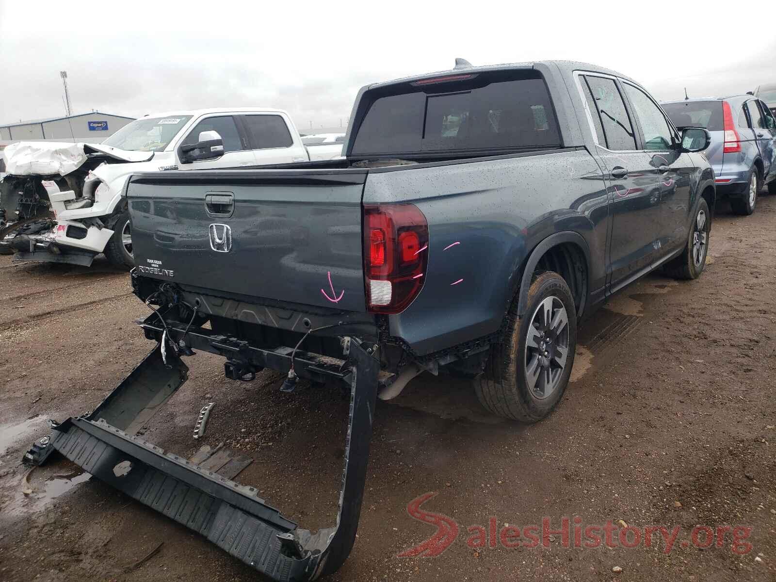 5FPYK2F53KB008147 2019 HONDA RIDGELINE