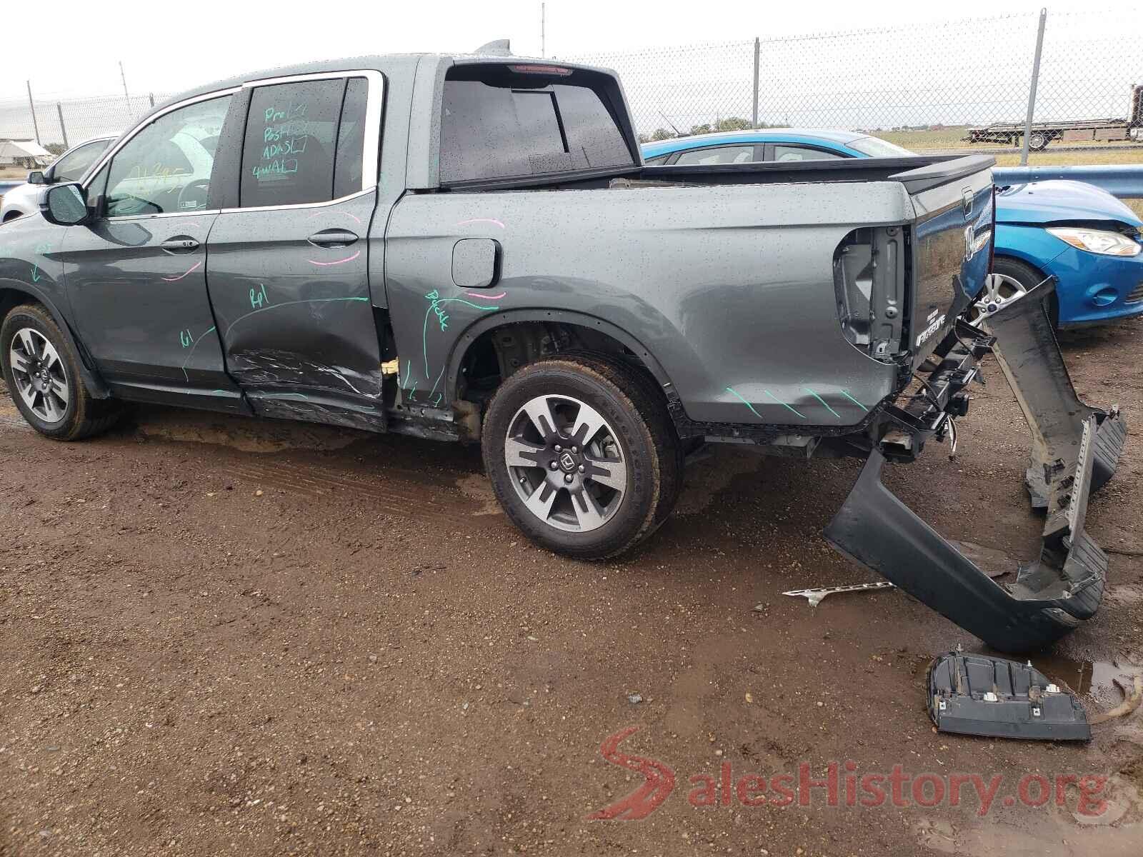 5FPYK2F53KB008147 2019 HONDA RIDGELINE