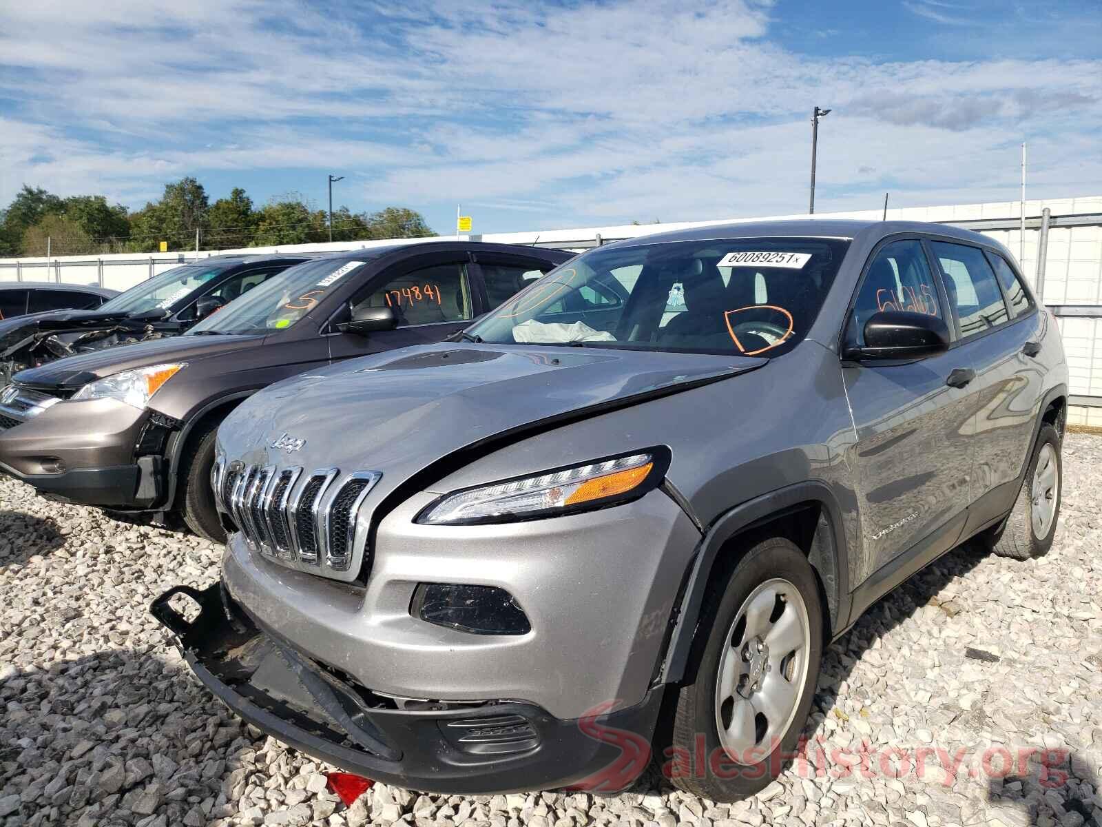 1C4PJLAB8GW113876 2016 JEEP CHEROKEE