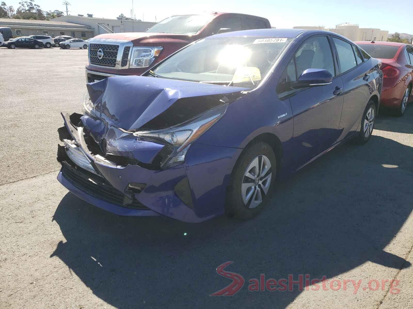 JTDKARFU3G3511621 2016 TOYOTA PRIUS