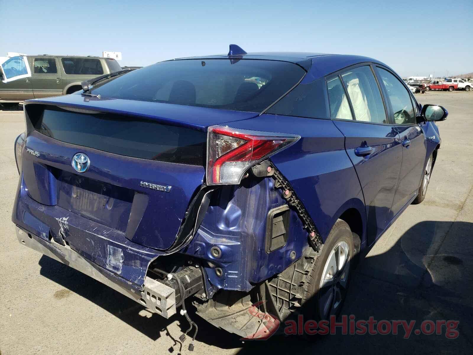 JTDKARFU3G3511621 2016 TOYOTA PRIUS