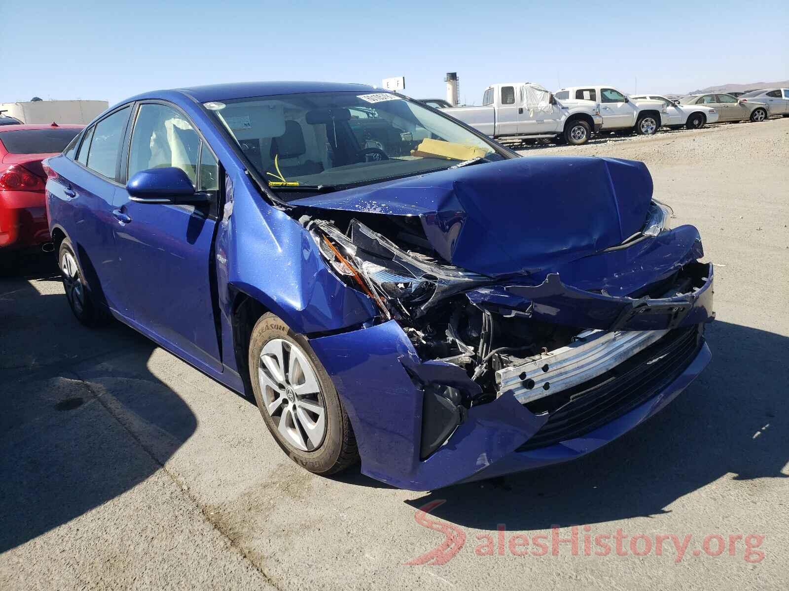 JTDKARFU3G3511621 2016 TOYOTA PRIUS