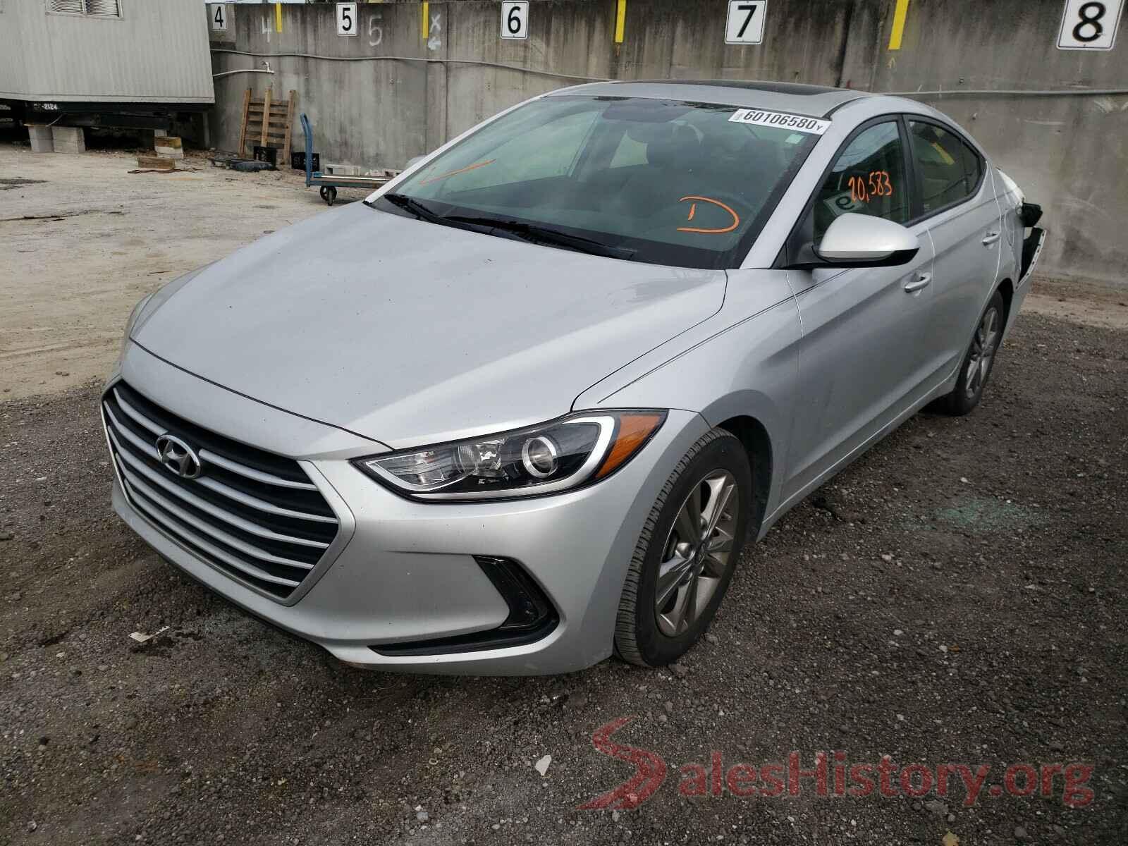 KMHD84LF5JU461122 2018 HYUNDAI ELANTRA