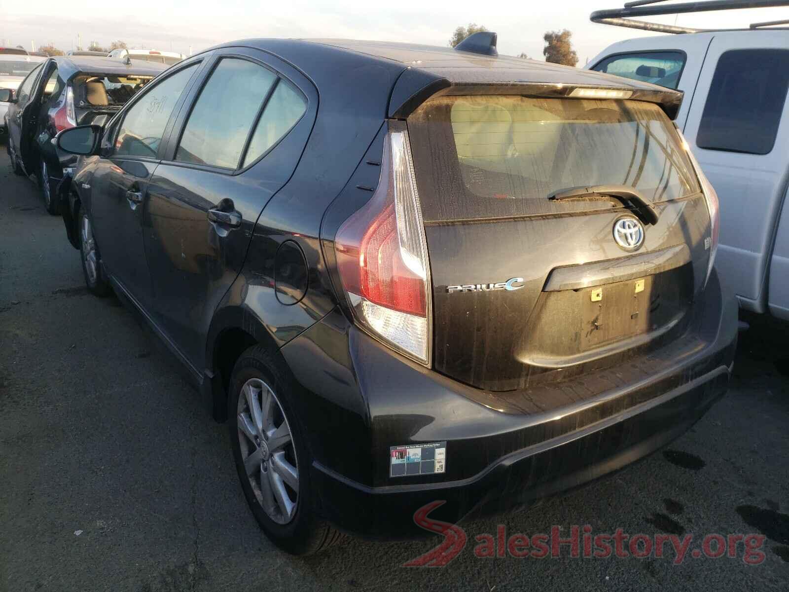 JTDKDTB37H1592279 2017 TOYOTA PRIUS