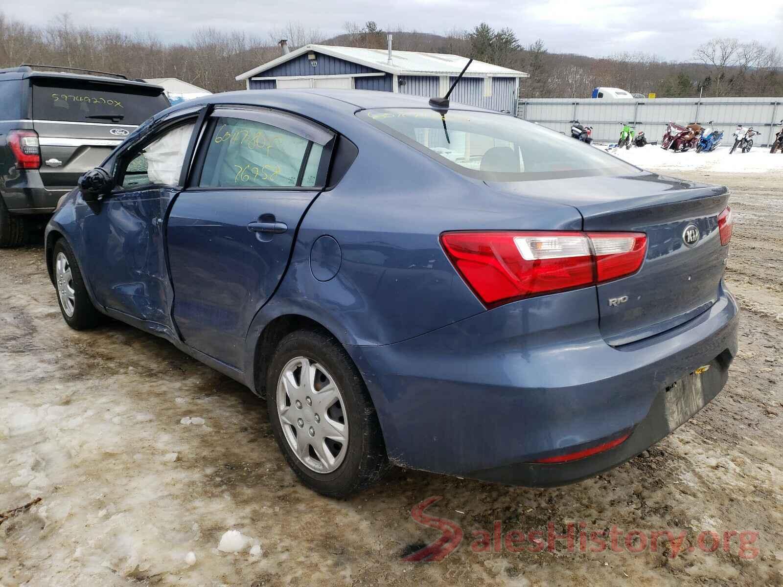 KNADM4A3XG6590573 2016 KIA RIO