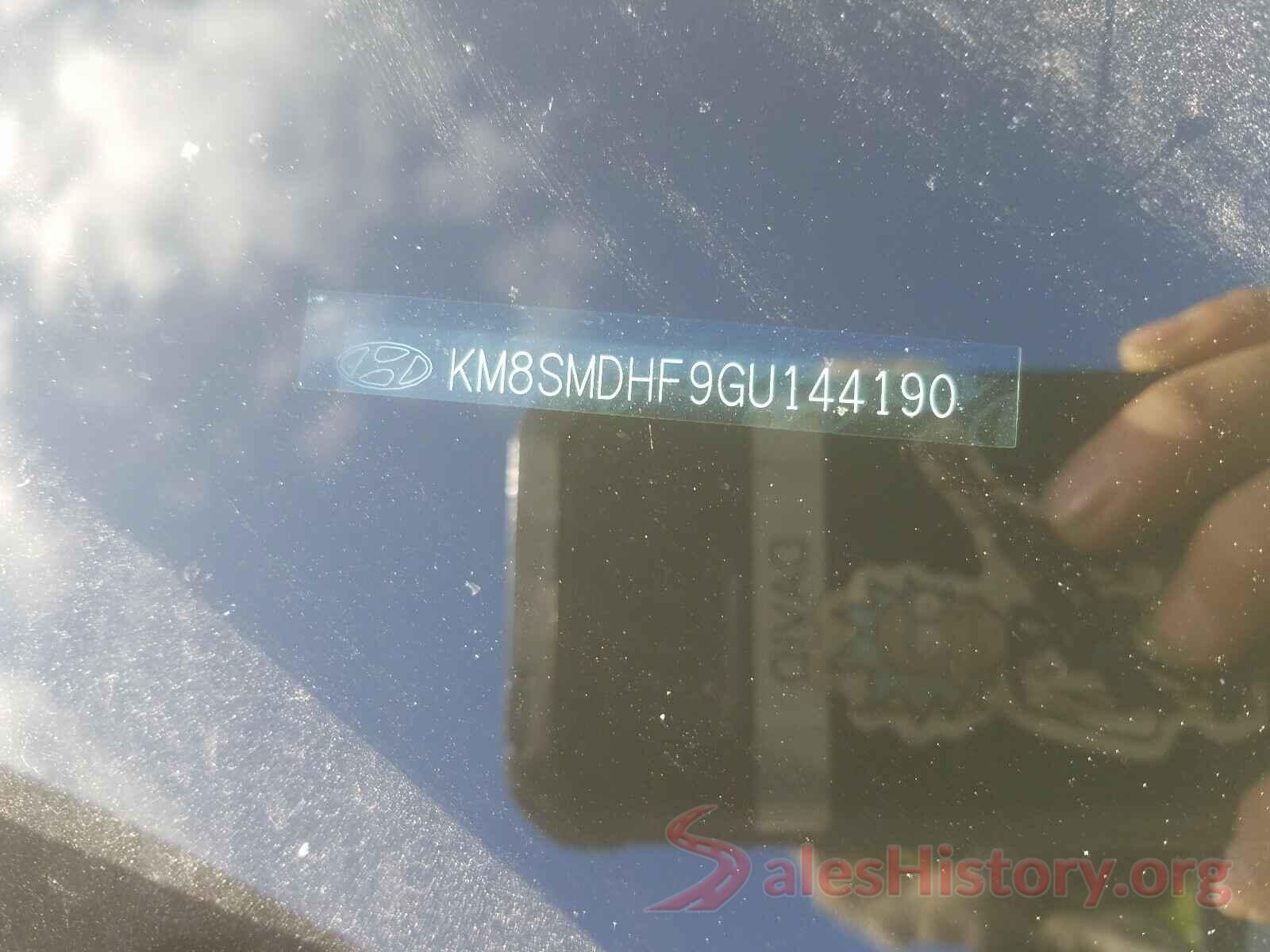 KM8SMDHF9GU144190 2016 HYUNDAI SANTA FE