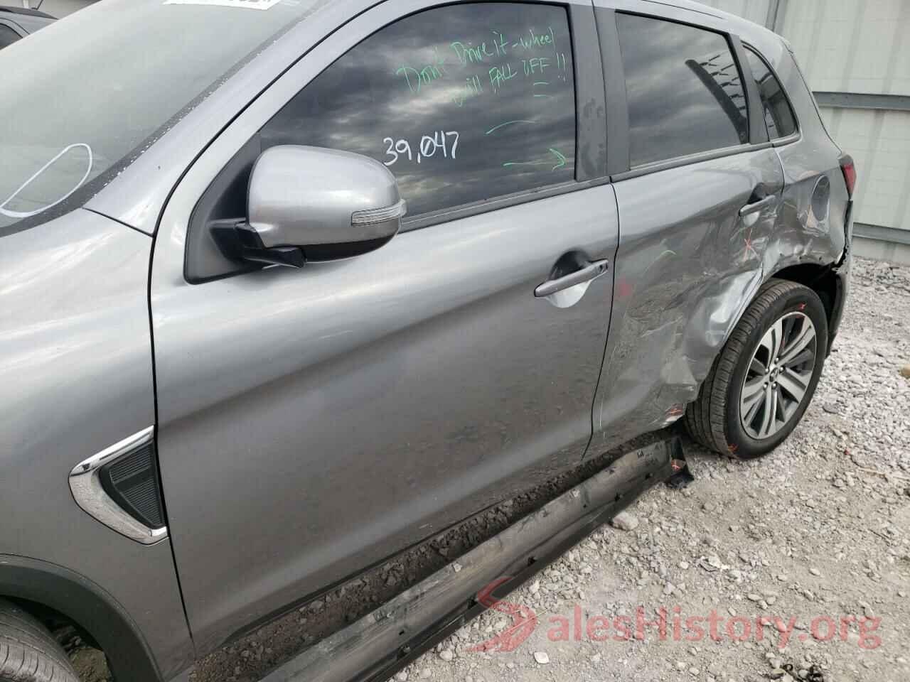 JA4APVAU0MU019333 2021 MITSUBISHI OUTLANDER