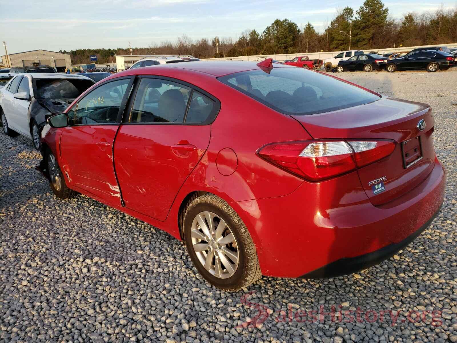 KNAFX4A63G5507291 2016 KIA FORTE