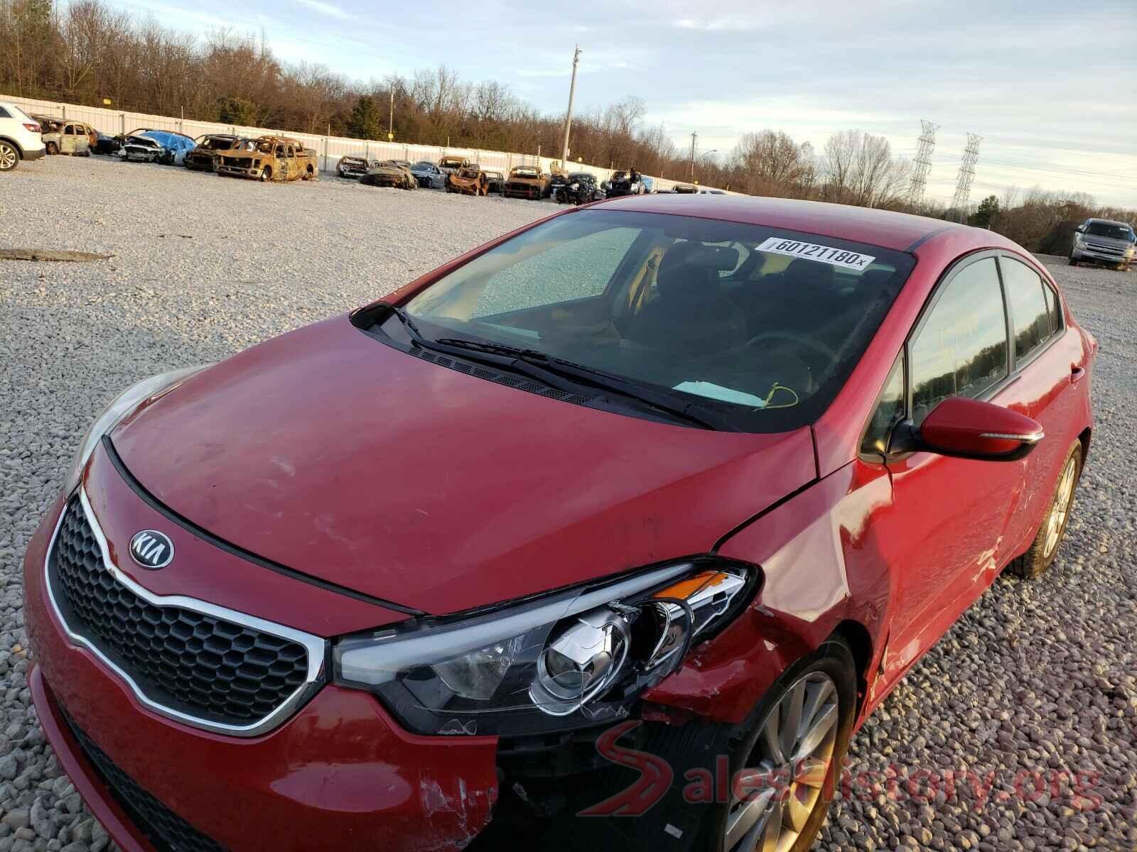 KNAFX4A63G5507291 2016 KIA FORTE