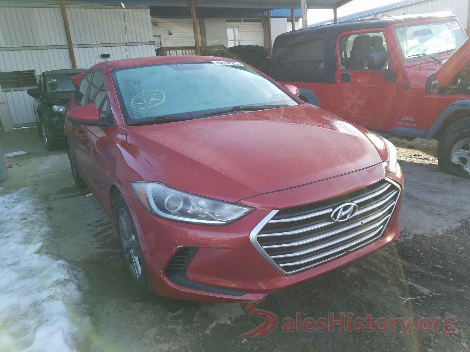 5NPD84LF0JH242342 2018 HYUNDAI ELANTRA