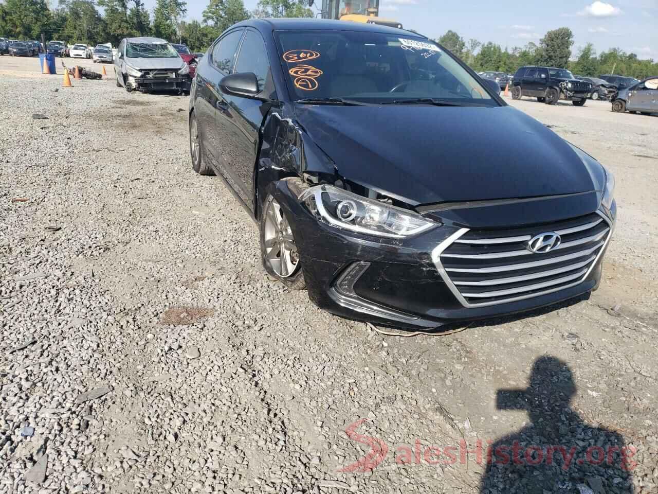 5NPD84LF8HH056235 2017 HYUNDAI ELANTRA