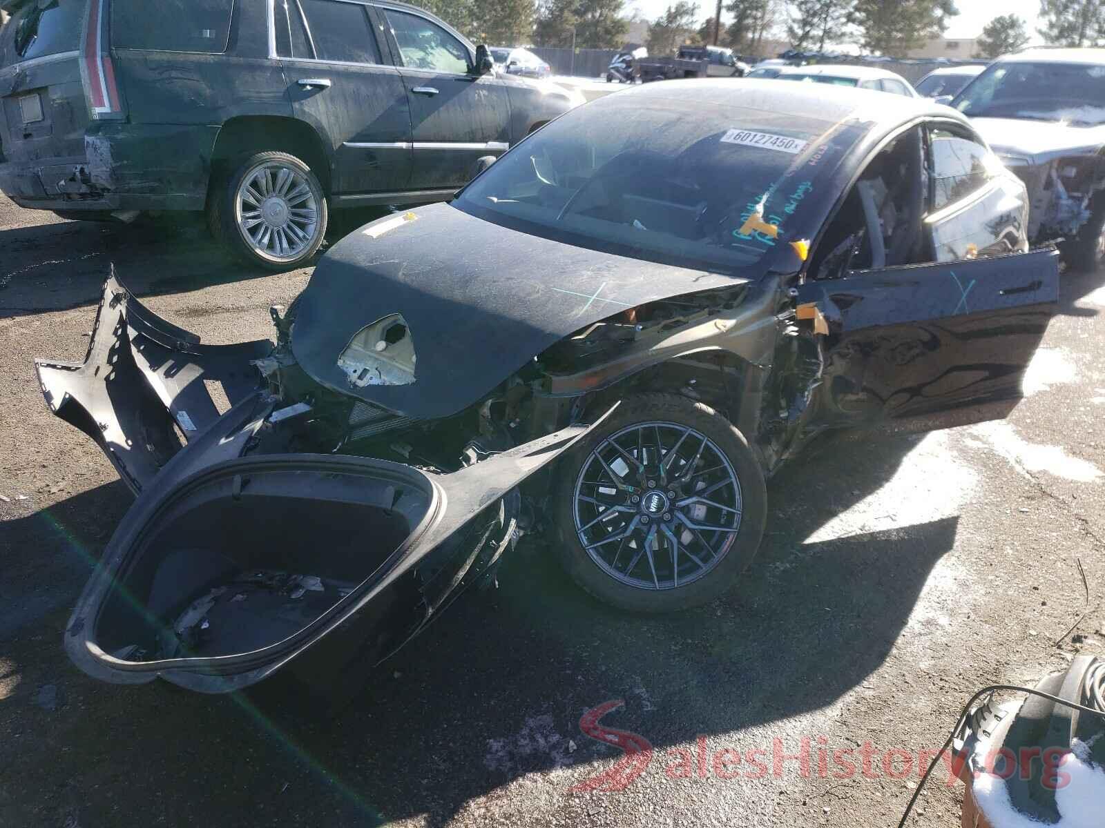 5YJ3E1EB1KF451585 2019 TESLA MODEL 3