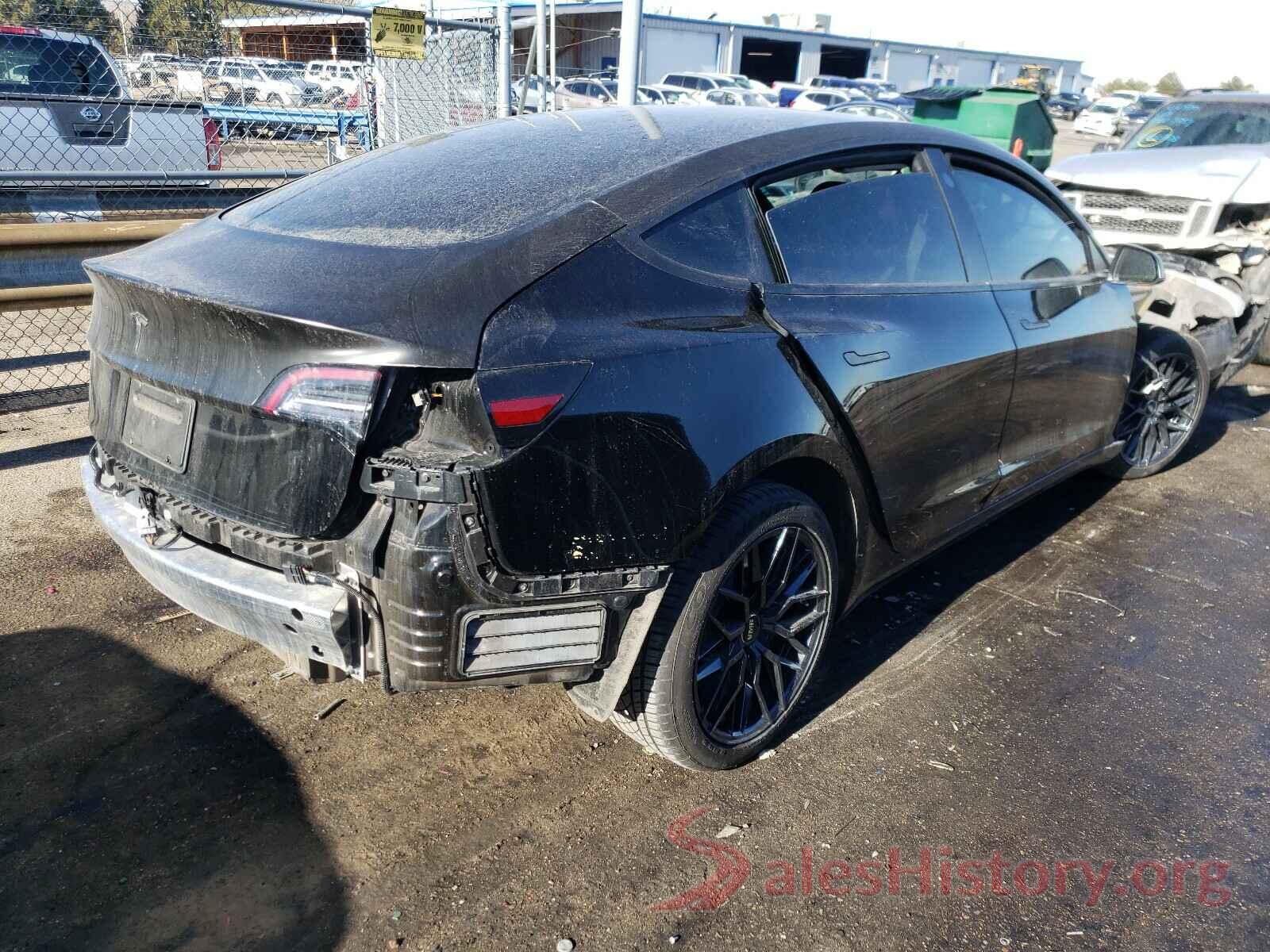 5YJ3E1EB1KF451585 2019 TESLA MODEL 3