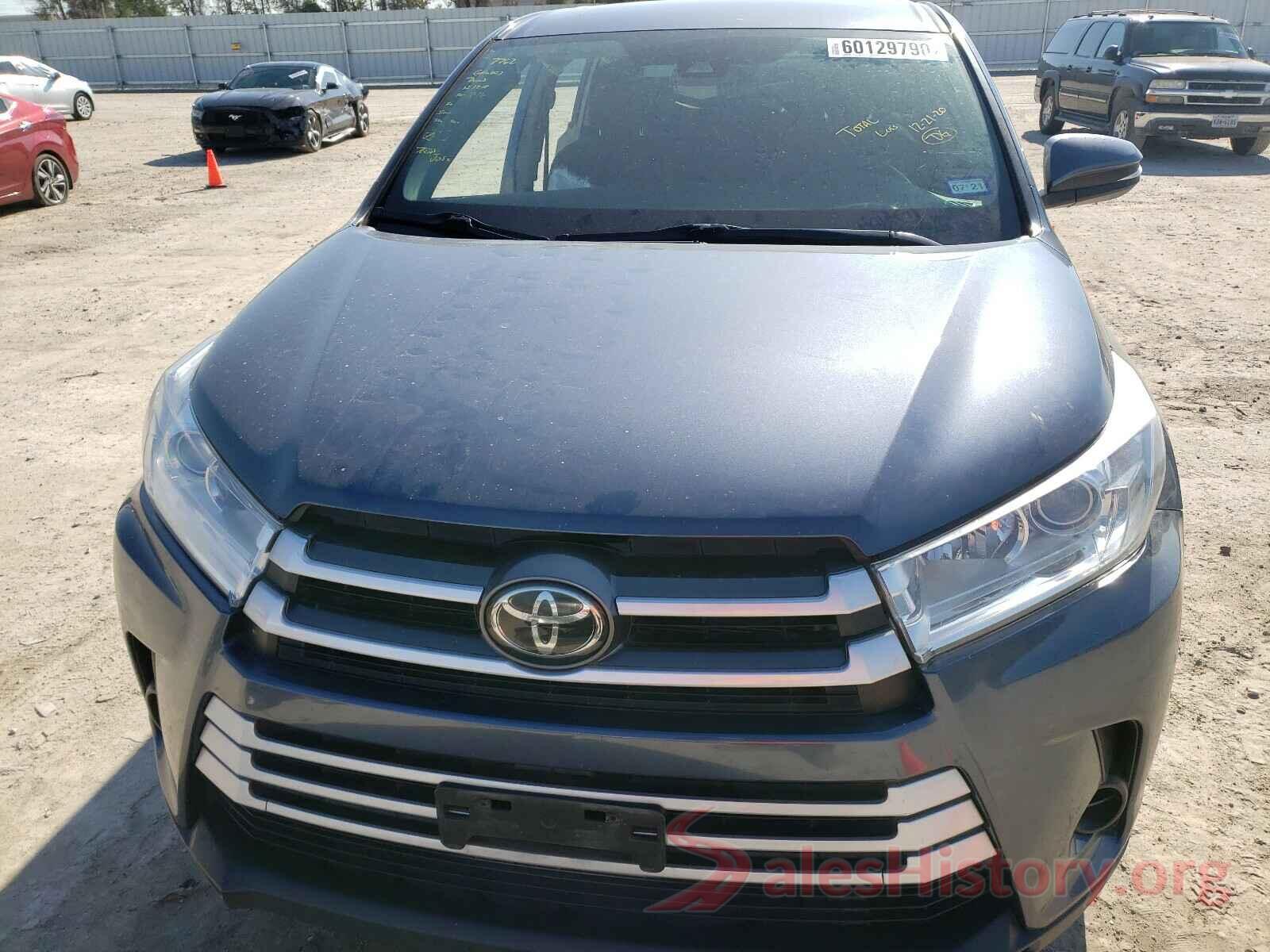 5TDZZRFH8HS199516 2017 TOYOTA HIGHLANDER