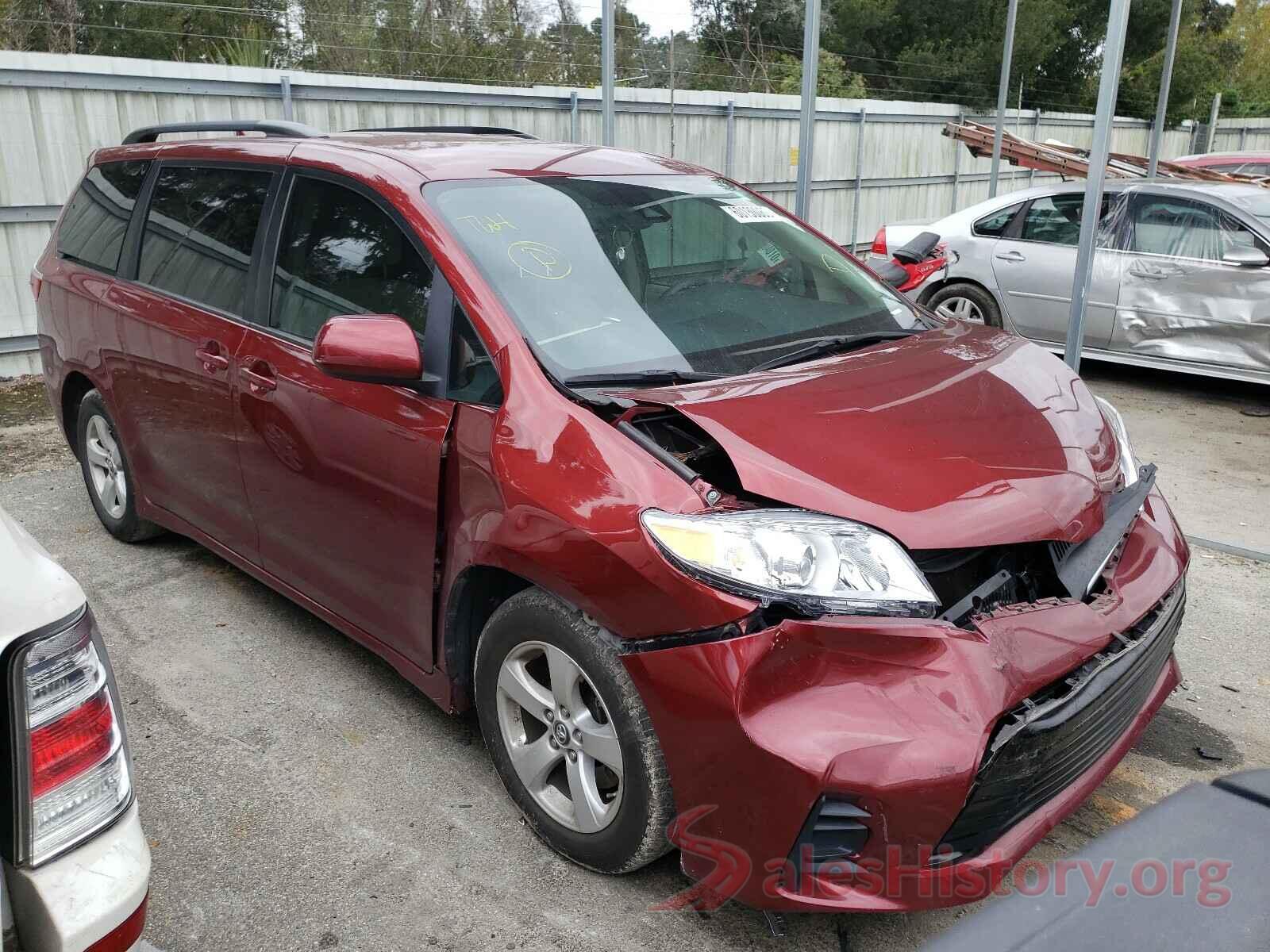 5TDKZ3DCXJS945461 2018 TOYOTA SIENNA