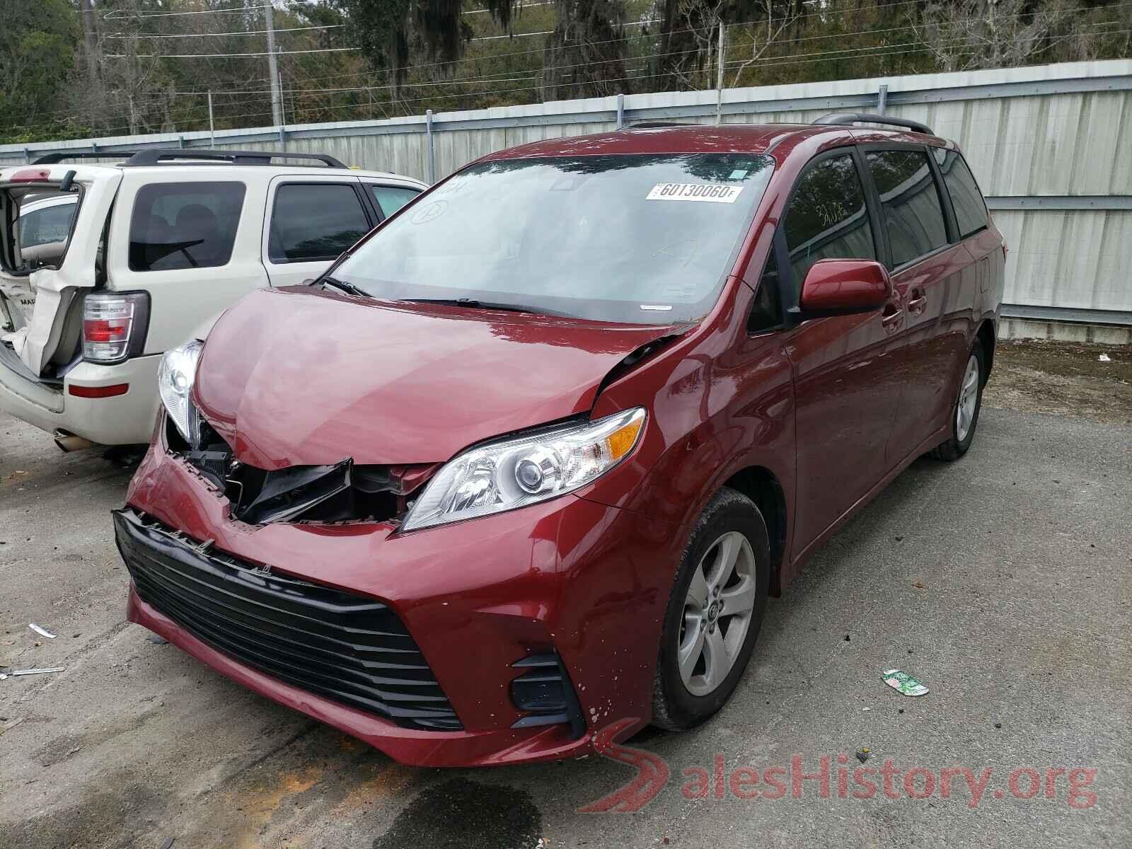 5TDKZ3DCXJS945461 2018 TOYOTA SIENNA