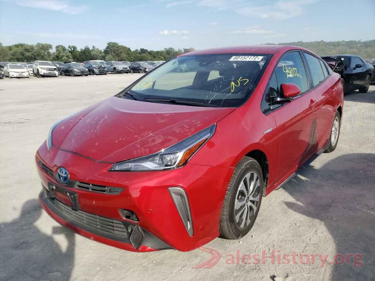 JTDL9RFU5L3014674 2020 TOYOTA PRIUS