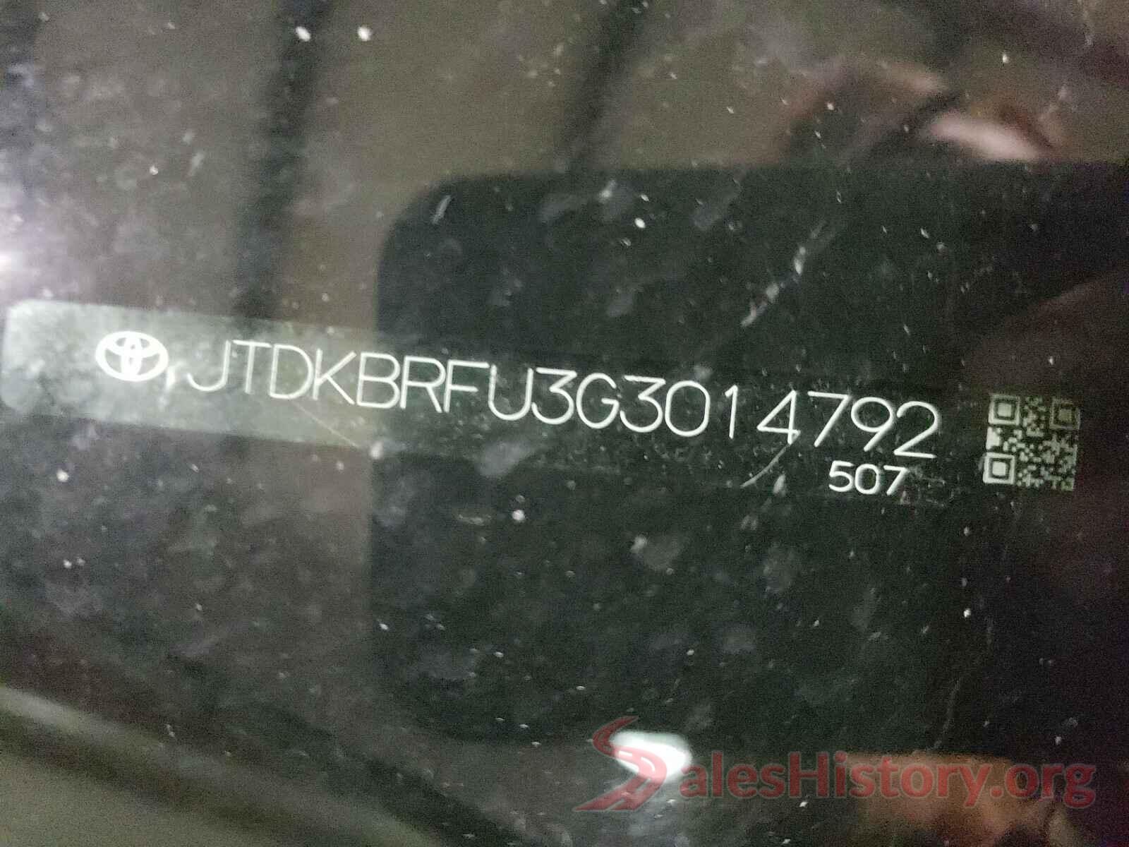 JTDKBRFU3G3014792 2016 TOYOTA PRIUS