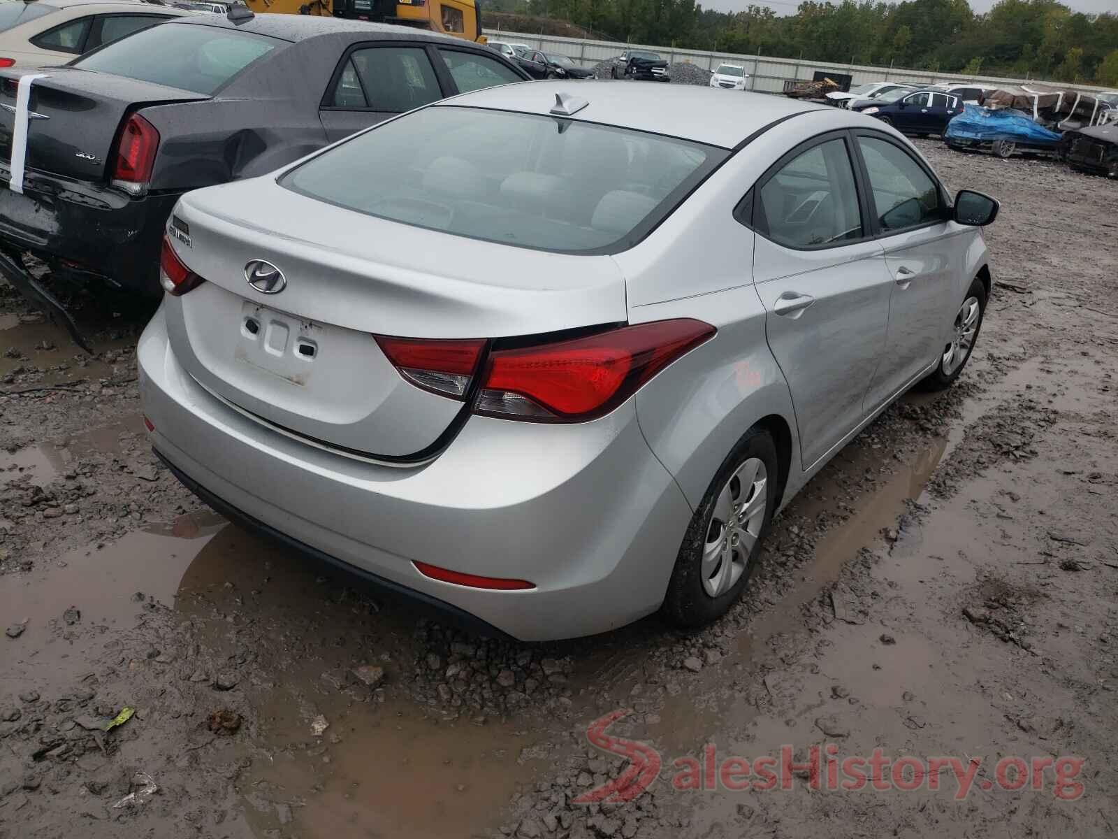 5NPDH4AE8GH731266 2016 HYUNDAI ELANTRA