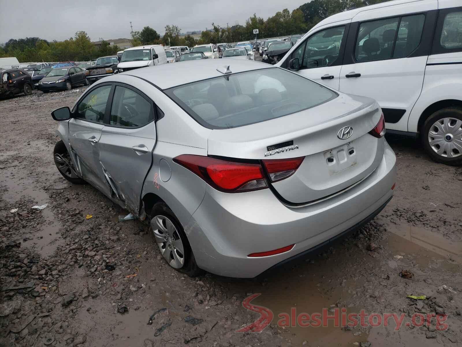 5NPDH4AE8GH731266 2016 HYUNDAI ELANTRA