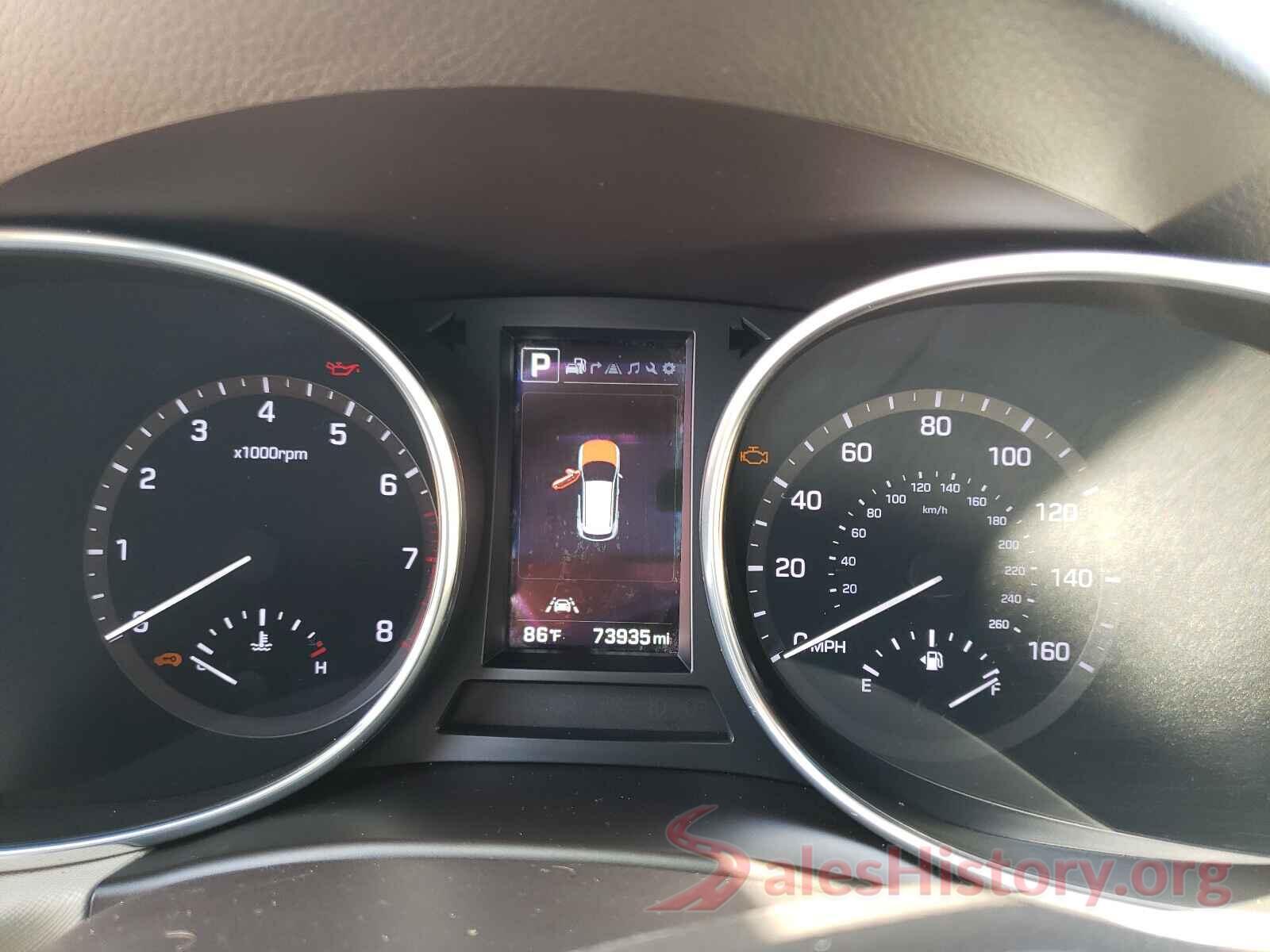 KM8SR4HF4HU210843 2017 HYUNDAI SANTA FE