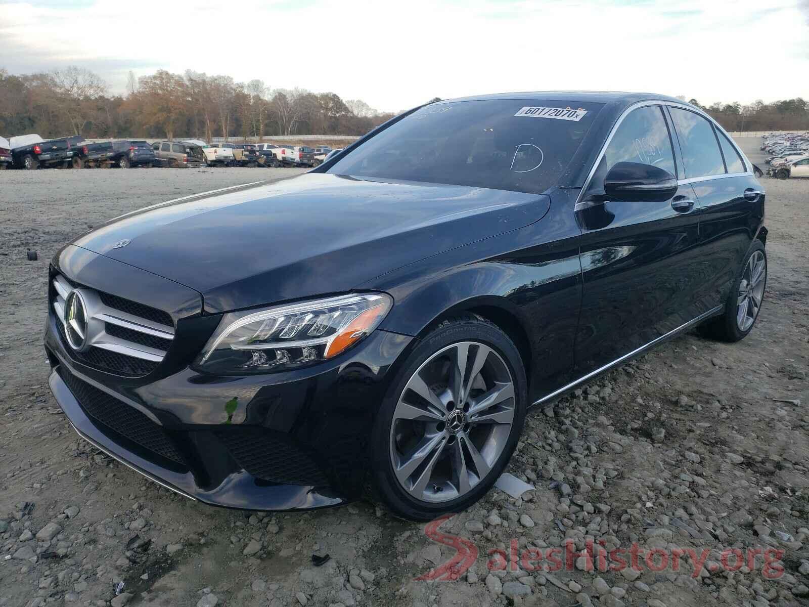 55SWF8DB3KU295116 2019 MERCEDES-BENZ C CLASS