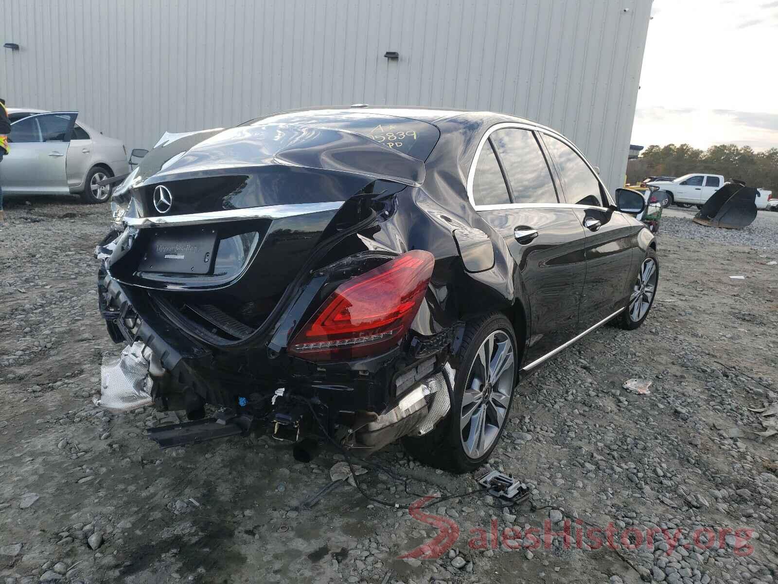 55SWF8DB3KU295116 2019 MERCEDES-BENZ C CLASS