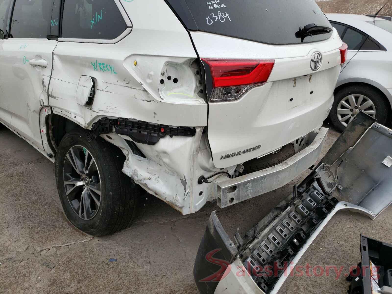 5TDBZRFHXHS373314 2017 TOYOTA HIGHLANDER