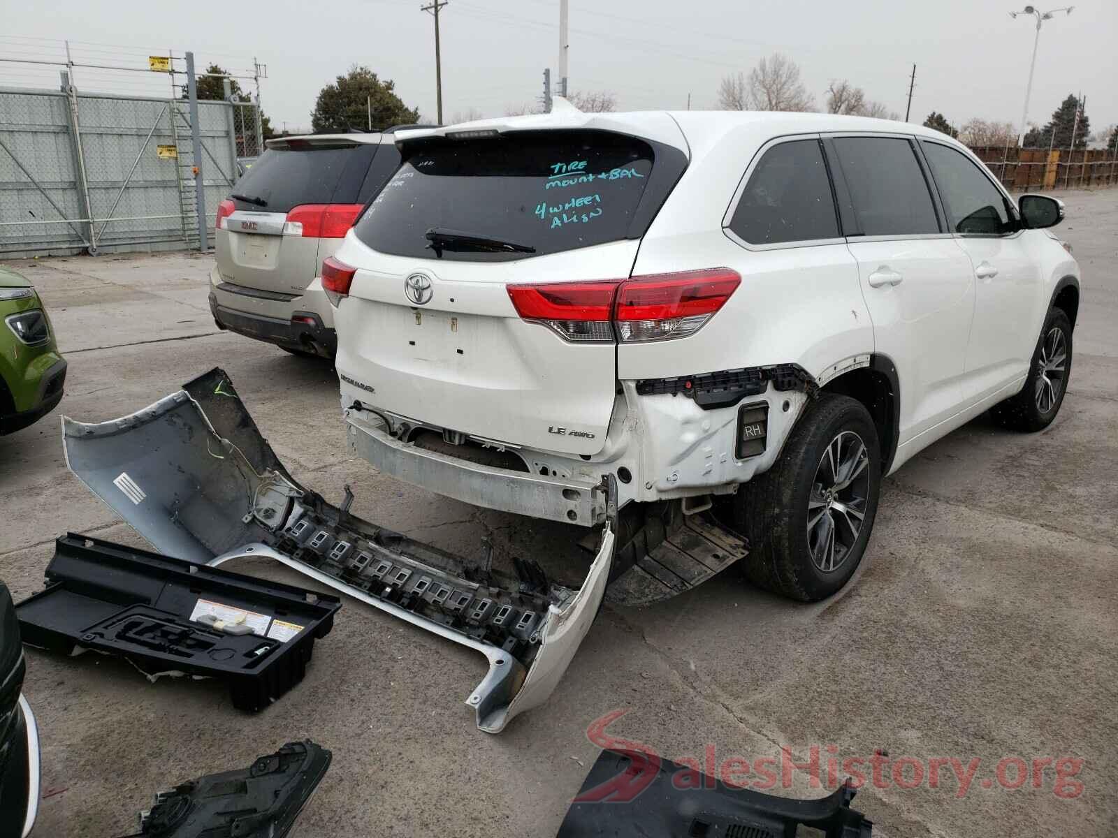 5TDBZRFHXHS373314 2017 TOYOTA HIGHLANDER