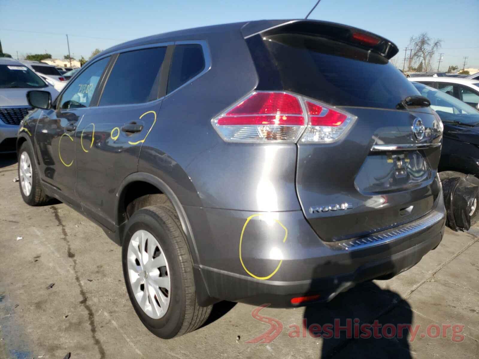 KNMAT2MT8GP663202 2016 NISSAN ROGUE