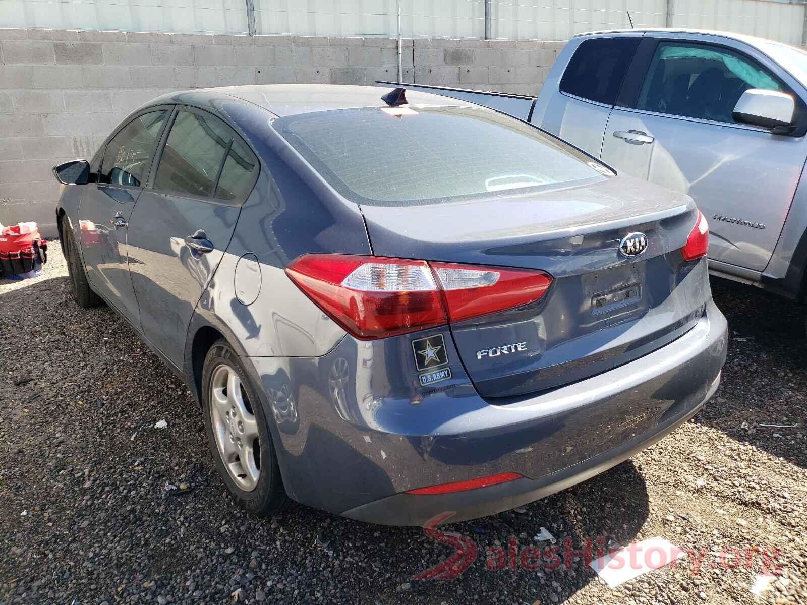 KNAFK4A69G5555036 2016 KIA FORTE