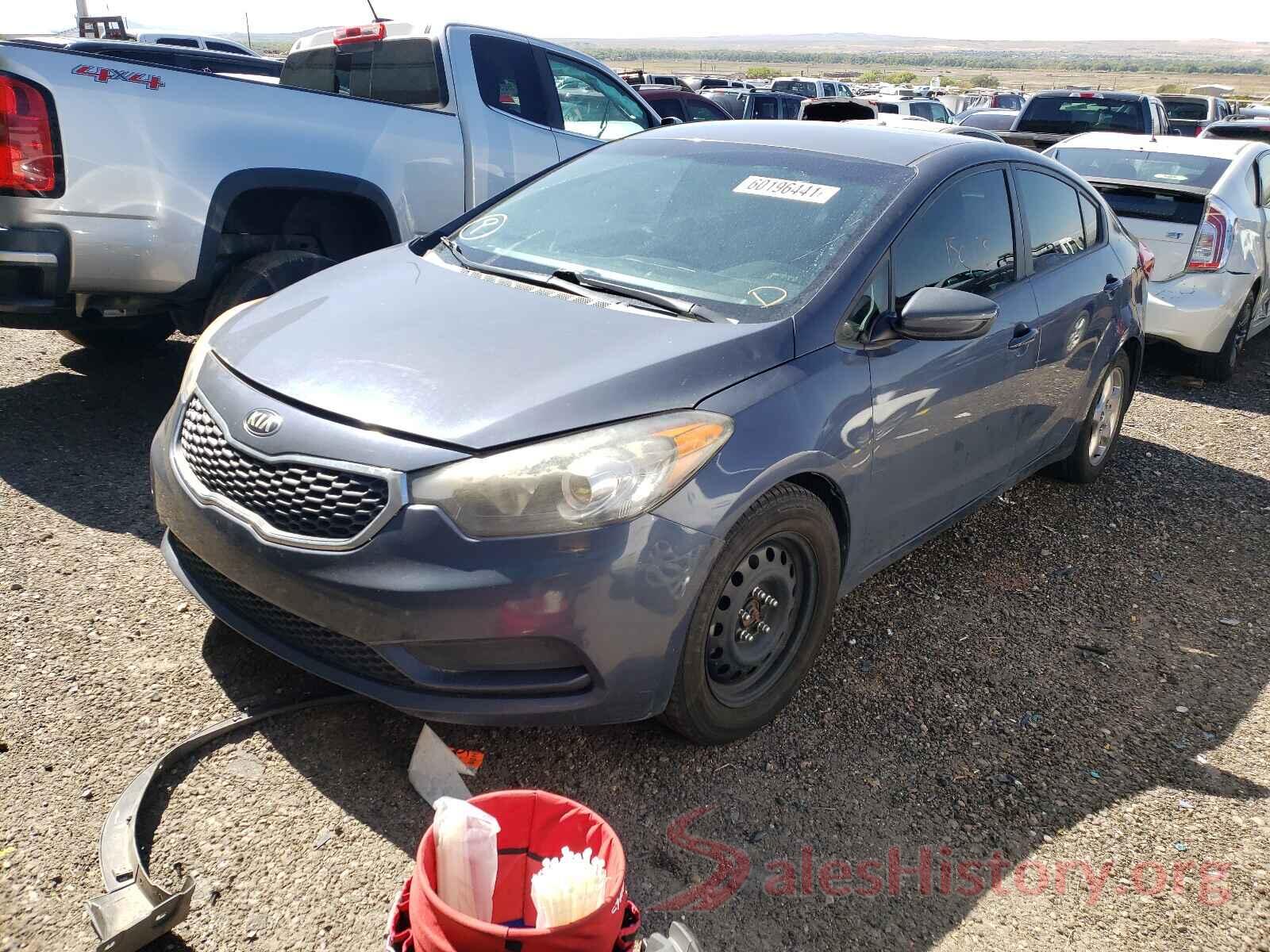 KNAFK4A69G5555036 2016 KIA FORTE