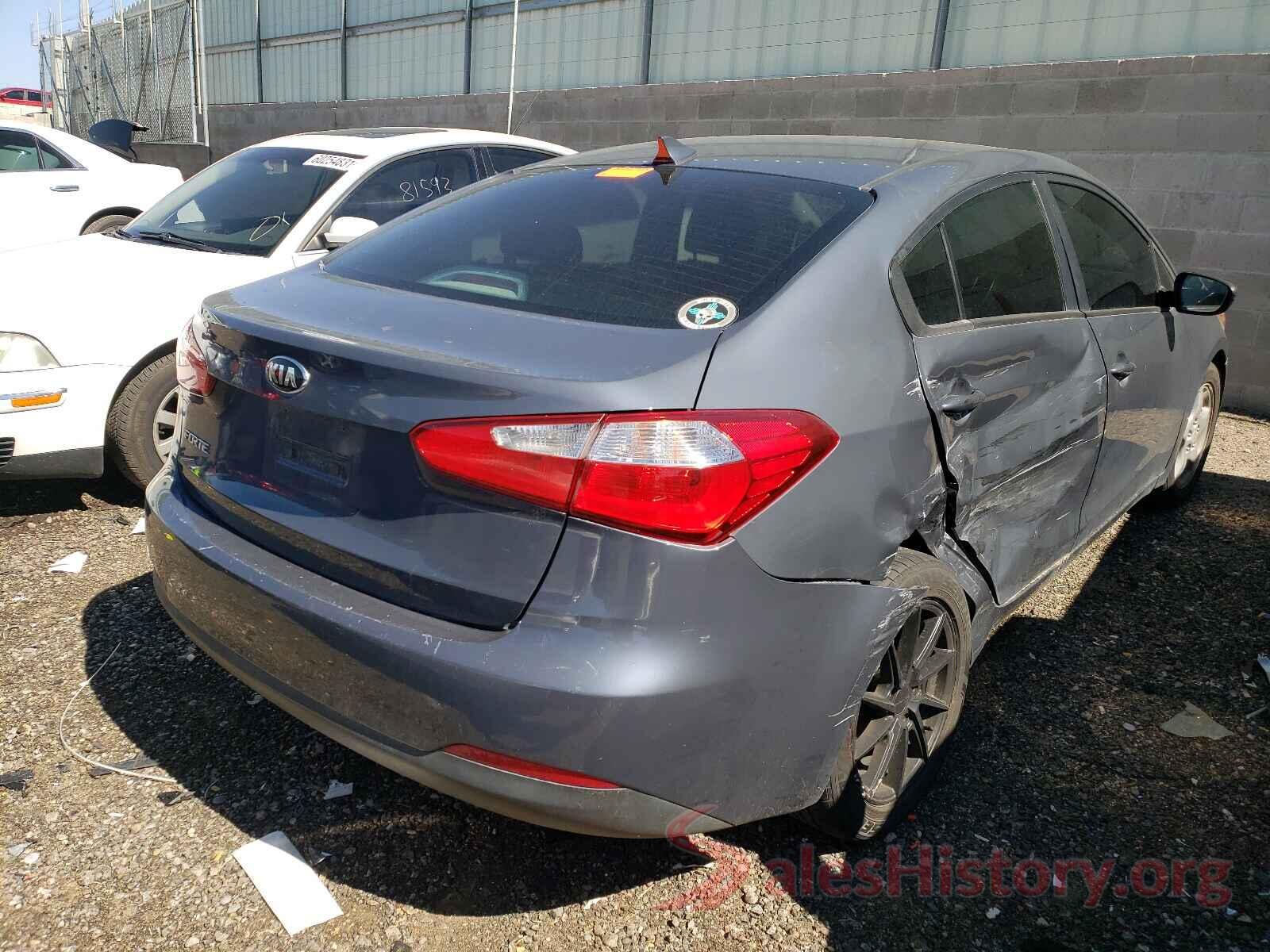 KNAFK4A69G5555036 2016 KIA FORTE