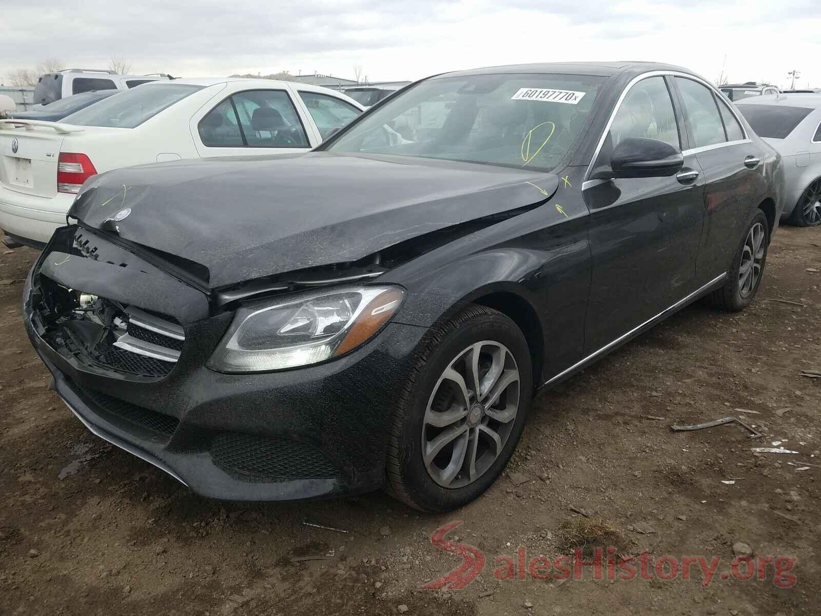 WDDWF4KB4GR171327 2016 MERCEDES-BENZ C CLASS