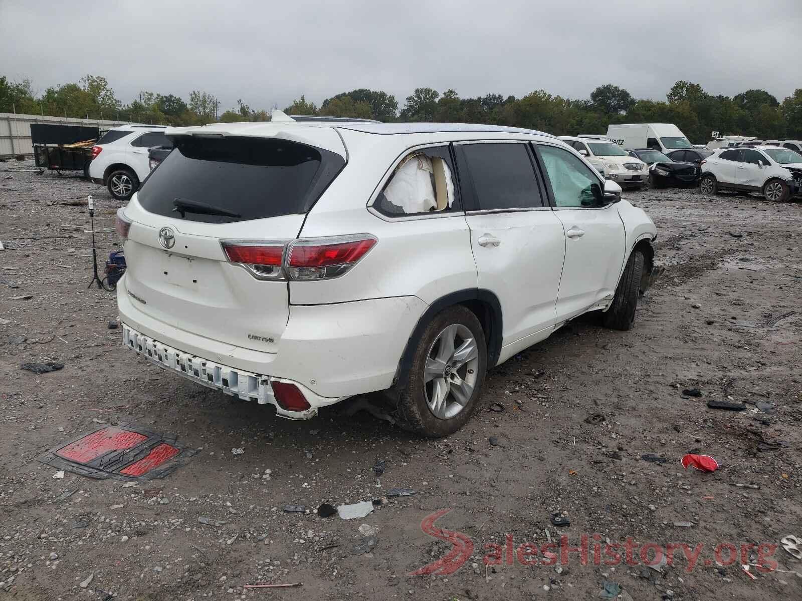 5TDYKRFH6GS164990 2016 TOYOTA HIGHLANDER