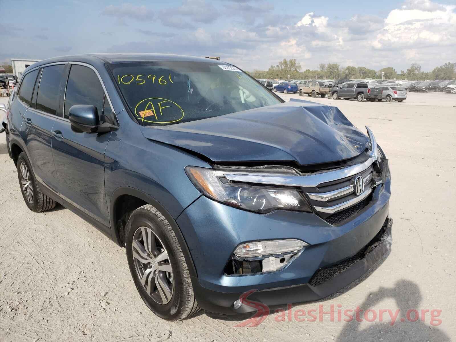 5FNYF6H59GB105961 2016 HONDA PILOT