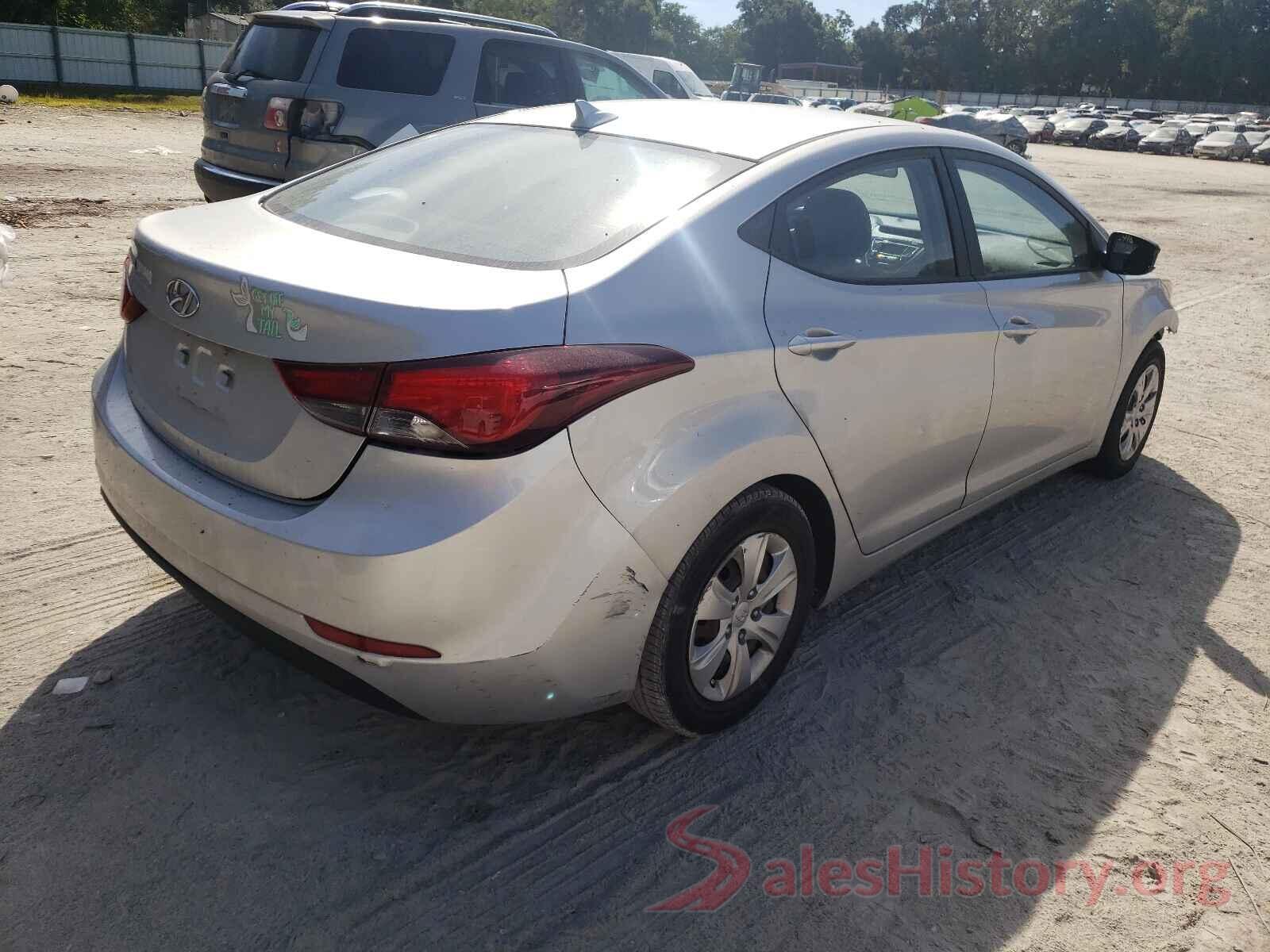 KMHDH4AE6GU483665 2016 HYUNDAI ELANTRA