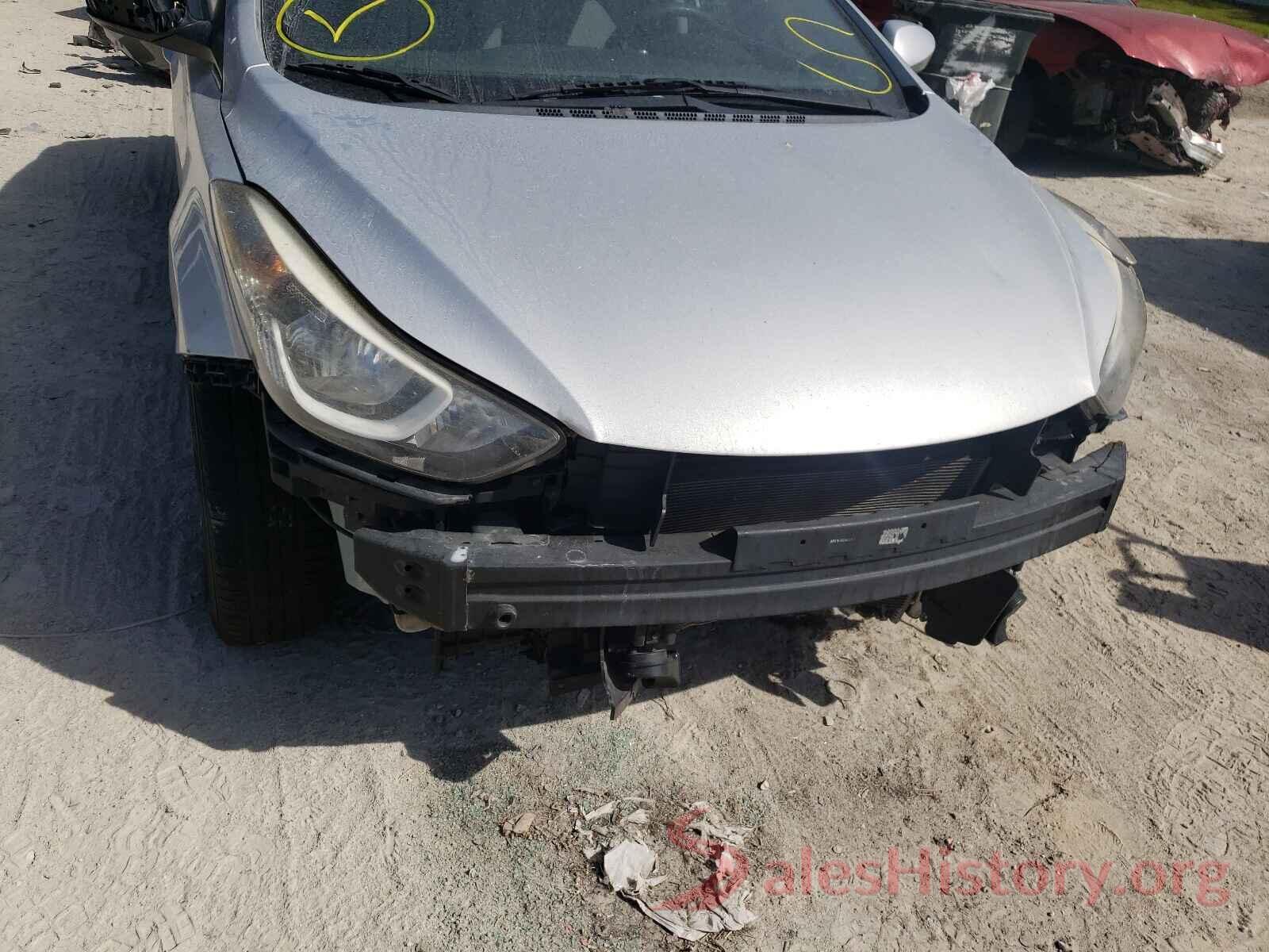 KMHDH4AE6GU483665 2016 HYUNDAI ELANTRA