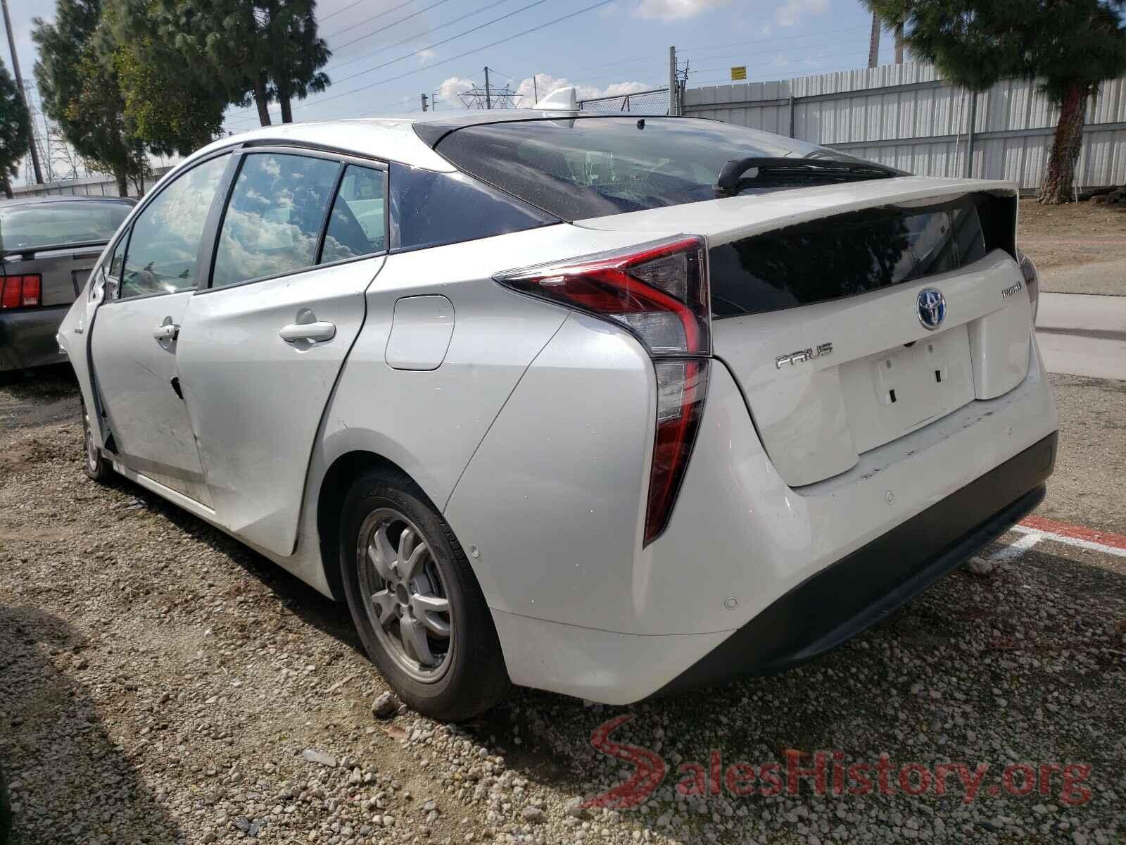 JTDKBRFU4H3042263 2017 TOYOTA PRIUS