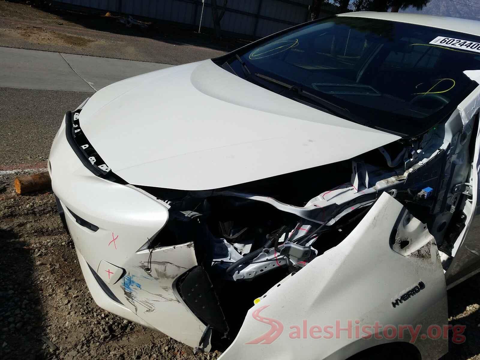 JTDKBRFU4H3042263 2017 TOYOTA PRIUS