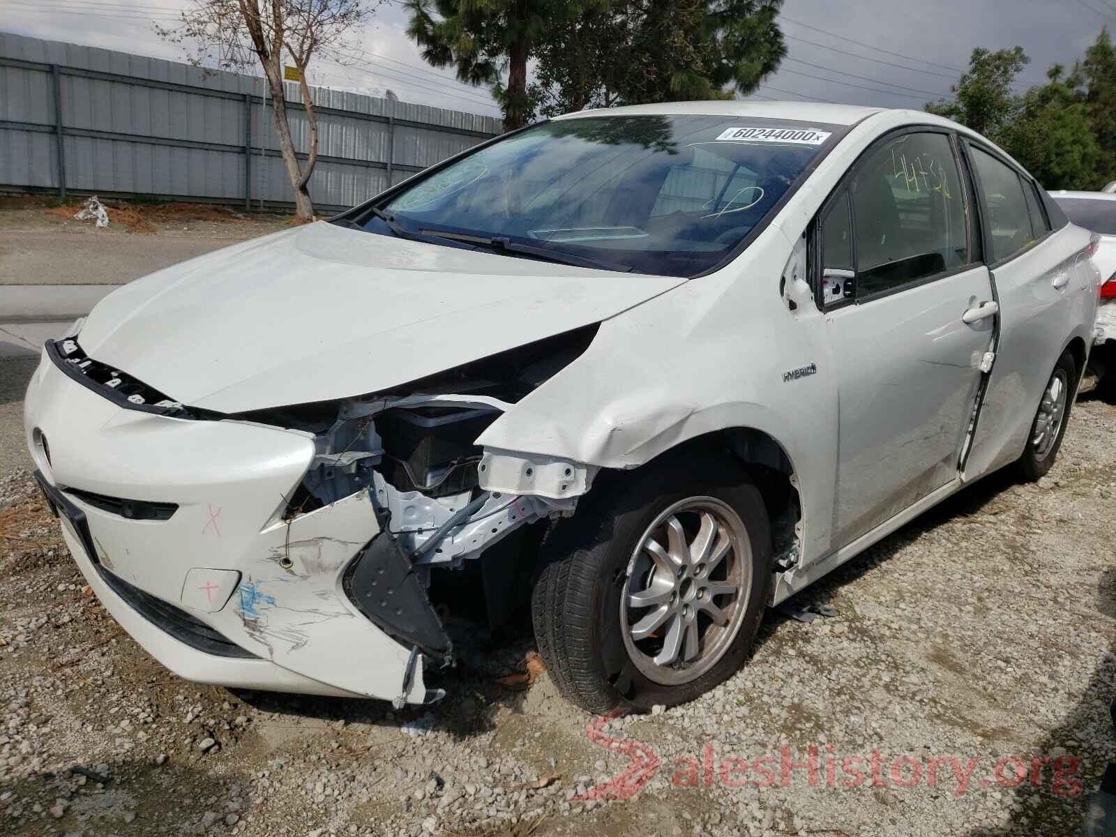 JTDKBRFU4H3042263 2017 TOYOTA PRIUS