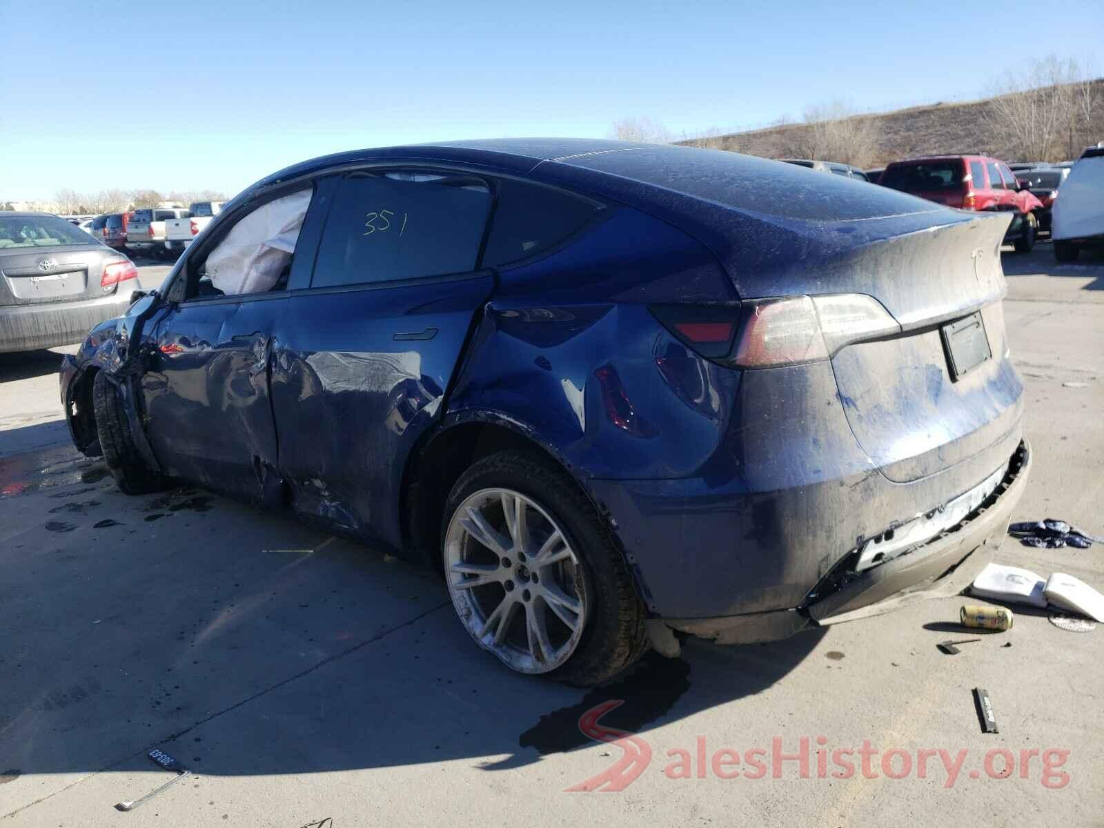 5YJYGDEE3LF013423 2020 TESLA MODEL Y